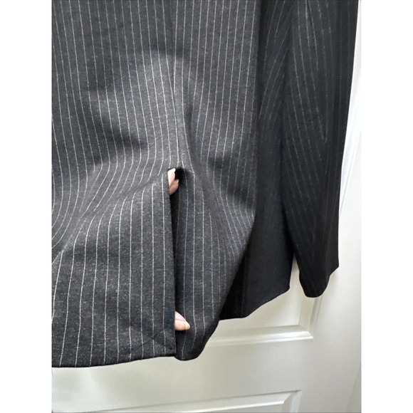 NWT Calvin Klein Blazer‎ Women's Plus 16W Black Pinstripes - Picture 14 of 16